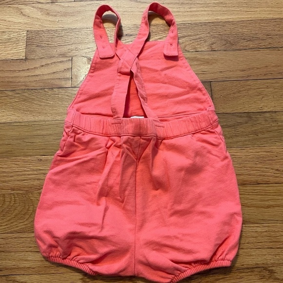 Carter's | Coral 2-Piece Floral Tee & Shortalls Set | 24 mo - Picture 6 of 8